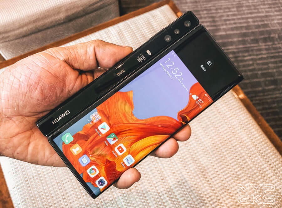 huawei mate xs camaras